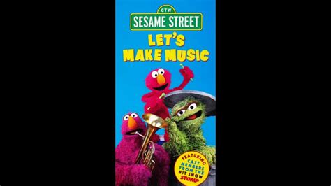 Sesame Street Home Video Lets Make Music Sesame Workshop Version
