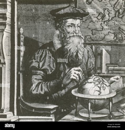 Gerardus Mercator Flemish Cartographer Stock Photo Alamy
