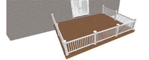 Trex Decking Complete Deck Kit 16 X 20