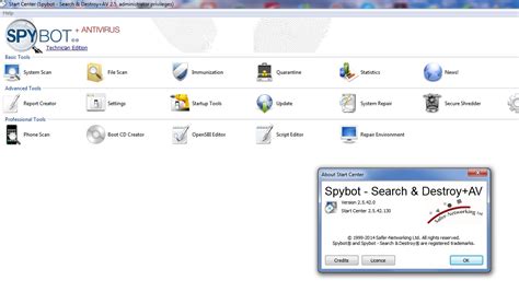Spyware silently tracks your surfing behaviour to create a marketing profile for you that is transmitted without your knowledge to the compilers and sold to. SpyBot Search and Destroy Technician Edition 2.6.46.0 ...