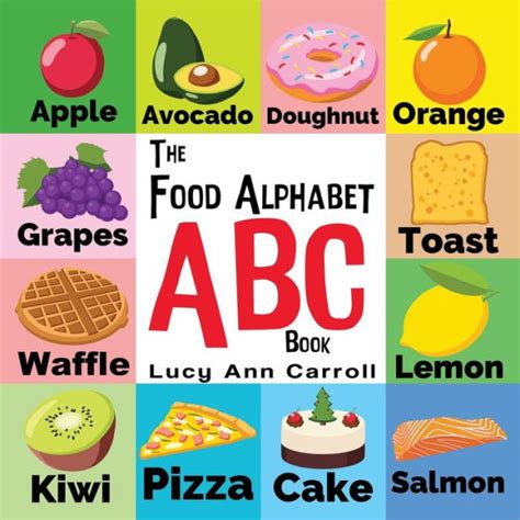 the food alphabet abc book delicious foods from a to z by lucy ann carroll paperback barnes