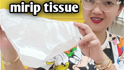Review Disposable Underwear Celana Dalam Sekali Pakai Menthul Menthul Youtube