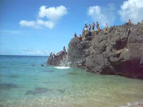 Waimea Bay Rock Jumping Youtube
