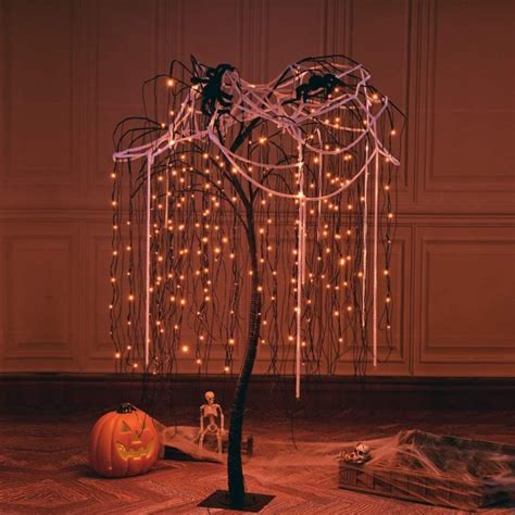 Best Halloween Trees In 2020 Lighted Tree Branches Tree Lighting