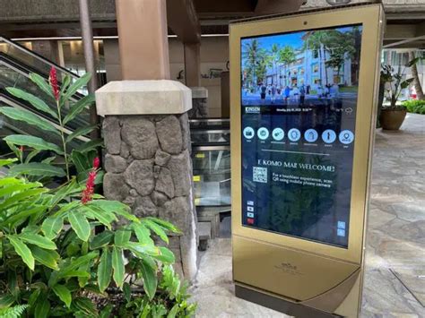 3d Wayfinding With Touchless Digital Signage In Royal Hawaiian Digital