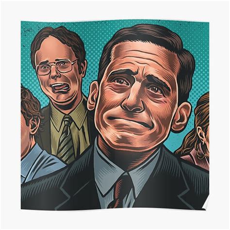 Michael Scott Poster For Sale By Thealienprince Redbubble