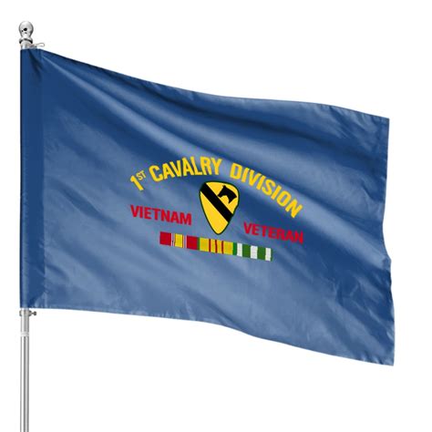 1st Cavalry Division Vietnam Veteran 1st Air Cav In Vietnam House Flags