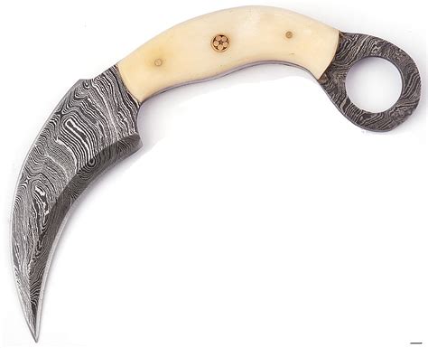 Buy Shard Damascus Karambit Handmade Hunting Karambit Damascus Steel Hunting With Sheath