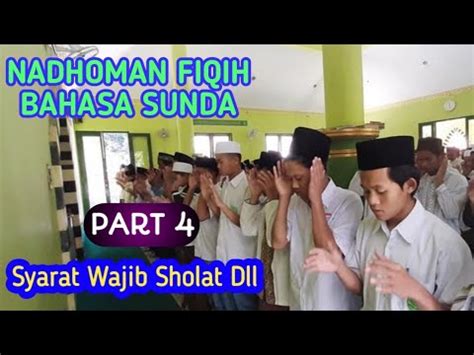 NADHOMAN FIQIH BAHASA SUNDA PART Syarat Wajib Sholat Dll YouTube