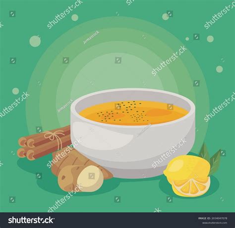 Soup Home Remedies Icons Stock Vector Royalty Free 2034047078