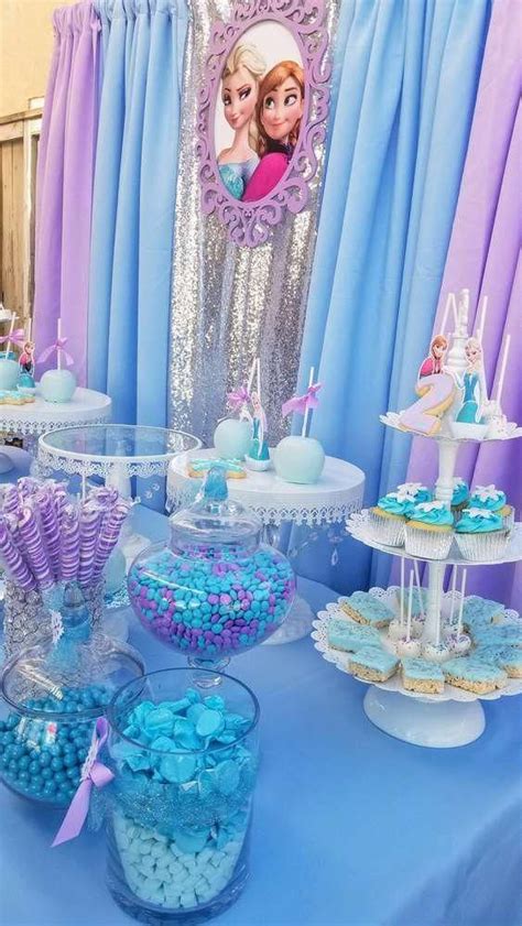 Frozen Disney Birthday Party Ideas Photo 1 Of 12 Catch My Party Frozen Birthday Party