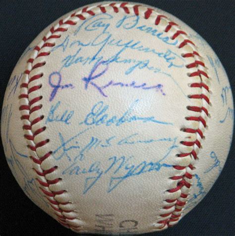 Lot Detail 1959 Chicago White Sox Team Signed Baseball With 27