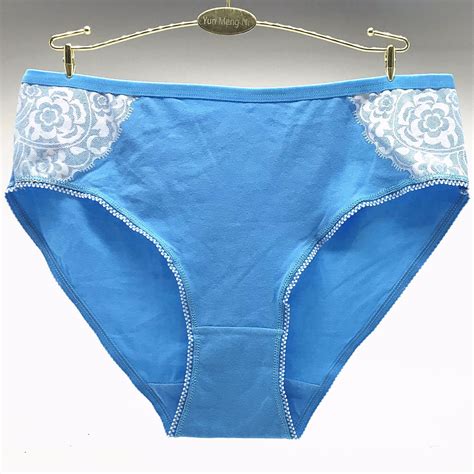 Xxxxl 4 Pcs Pack Woman Underwear Cotton Plus Size Sexy Bikini Panties