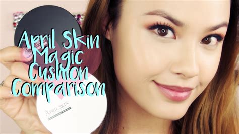 ♡again, huge thanks to april skin for spoiling me with major goodies! April Skin Magic Snow Korean Cushion Comparison and Review ...