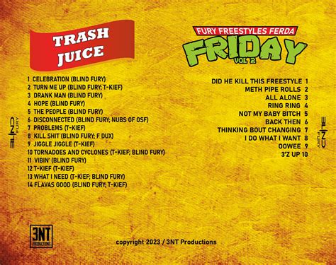 Trash Juice 2 Disc Set Hardcopy 3nt Productions Official