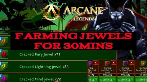 arcane legends farming jewels for 30mins 💰💰 youtube