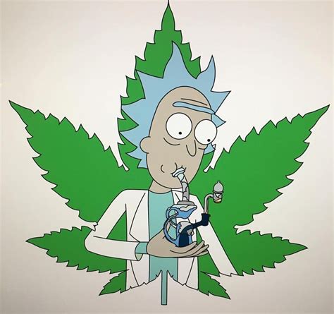 Hd wallpapers and background images. Galaxy iphone weed wallpaper: Iphone Rick And Morty Smoking Weed Wallpaper