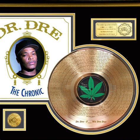 Gold Lp Record Dr Dre The Chronic Rare T Touch Of Modern