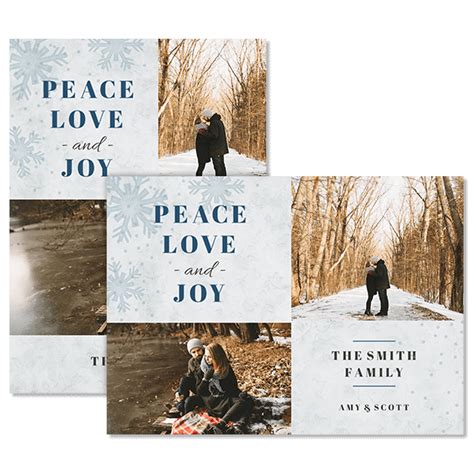 Peace Love Joy Card Card