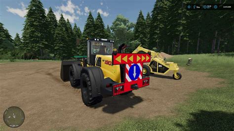 Fs22 Tp Rear Warning Sign V10 Fs 22 Implements And Tools Mod Download