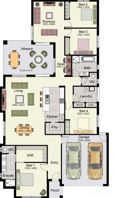 Planos De Casas Con Tres Dormitorios 6 Diseños Modernos