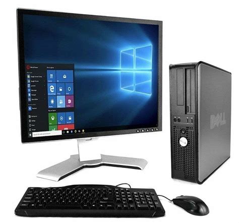 Dell Optiplex 780 Desktop Computer System And 19 Lcd