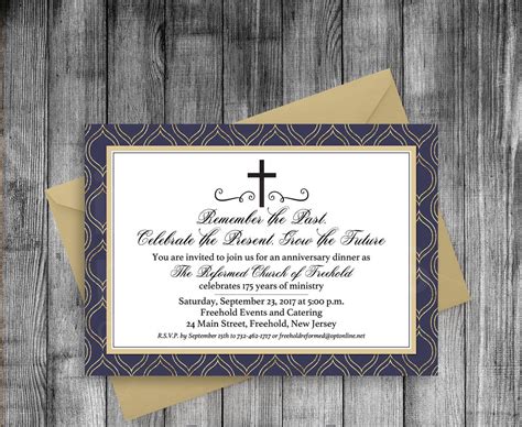 Invitation Letter To Church Anniversary