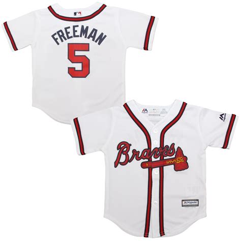 Freddie Freeman Atlanta Braves Toddler White Official Cool Base Player