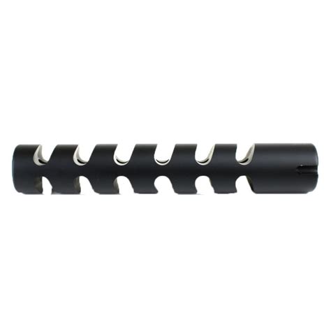 6 Gilled Slotted Muzzle Brake For Ak 47 Black