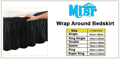 Misr Linen Super King Silver Wrap Around Bed Skirt Egyptian Cotton 400 Thread Count 15 Inch Drop