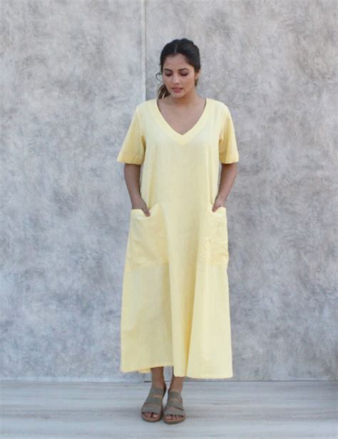 Linen Short Sleeves Summer Linen Dress For Women Casual Dress Etsy