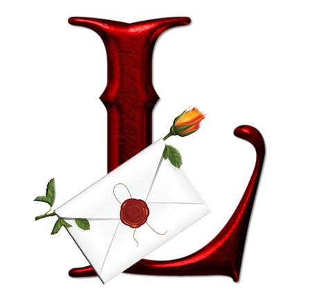 Sussurro De Amor Alfabeto Decorativo Envelope Botão De Rosa Em 2023