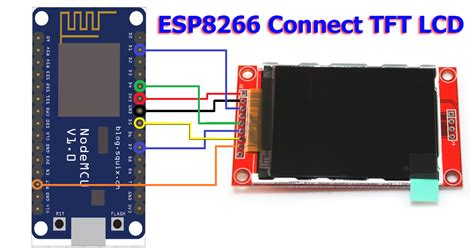 Esp8266 Tft Lcd Display Arduino Arduino Projects Diy Arduino Display