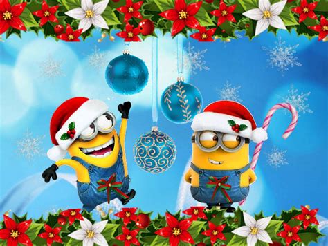Minions Christmas Wallpapers Top Free Minions Christmas Backgrounds