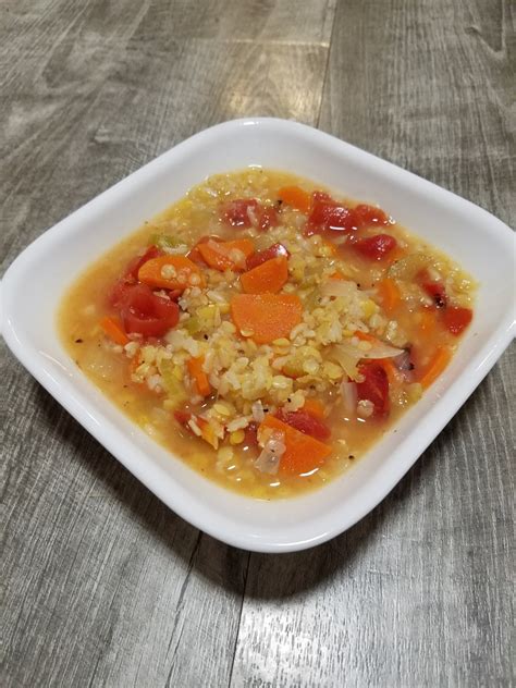 Lentil And Brown Rice Soup One Mamas Revelation