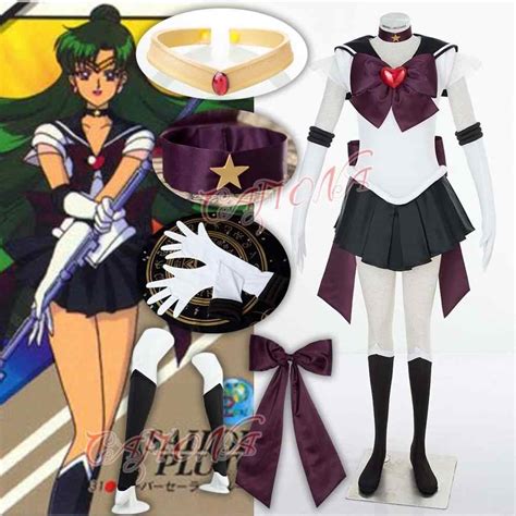 Cafiona Hot Sailor Moon Hino Rei Sailor Mars Super S Cosplay Costume