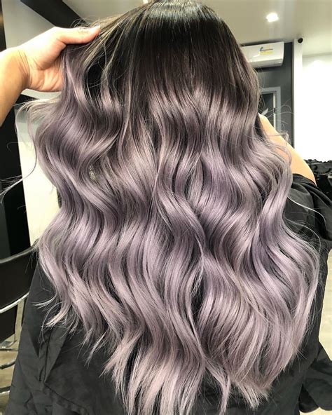 Ash Gray Hair Color With Highlights Klighters