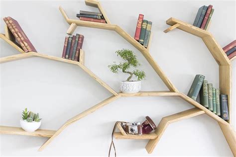 The Windswept Oak Tree Bookshelf Etsy Tree Bookshelf Tree Shelf