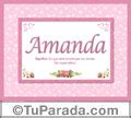 Amanda Significado De Amanda