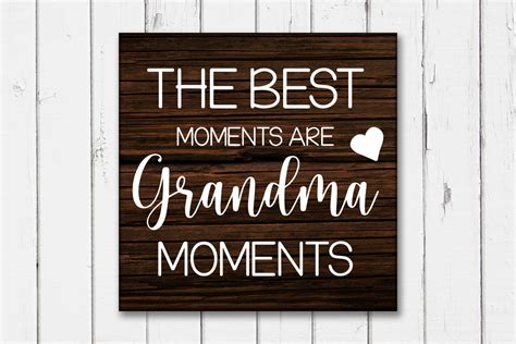 The Best Moments are Grandma Moments Svg Grandma Svg Family | Etsy