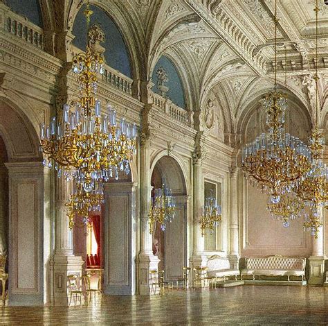 Interiors Of The Stieglitz Mansion St Petersburg By Luigi Premazzi