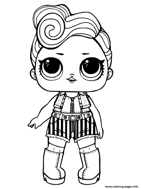 Lol Surprise Dolls Coloring Page Printable