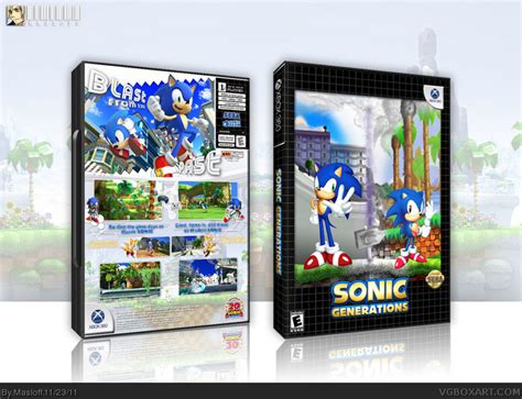 Sonic Generations Xbox 360 Box Art Cover By Masloff