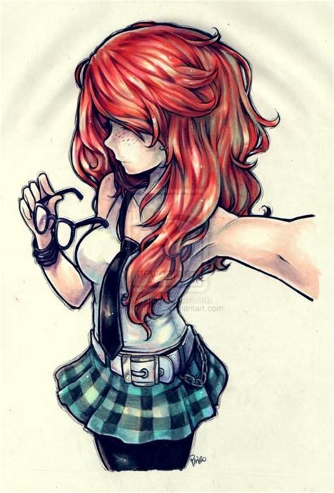 Red Haired Girl With Freckles Manga Anime Art Manga Anime Art Character Inspiration