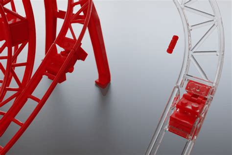 Lego Ideas Double Looping Roller Coaster