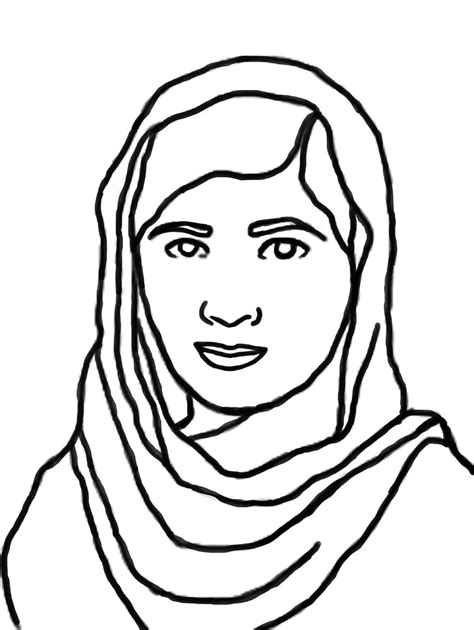 Blog De Geografia Malala Yousafzai Desenho Para Imprimir E Colorir