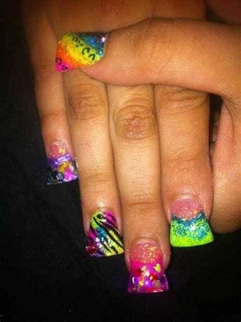 Duck Feetfanwhatever Else Theyre Called Nails Haha Colorful Nail