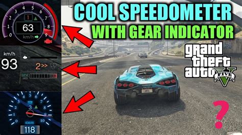 2020 How To Install Speedometer With Gear Indicator In Gta 5 Gta 5