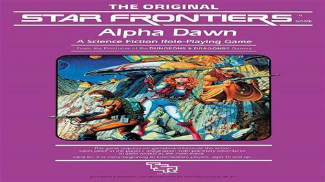 Star Frontiers Alpha Dawn Rpg Tsr Box Opening Youtube