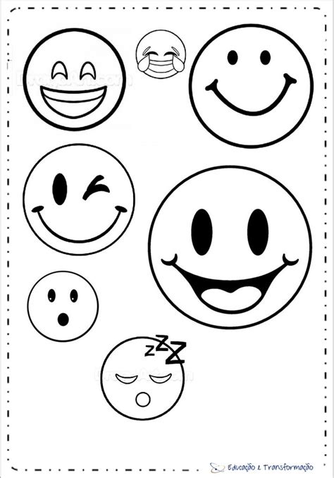 Moldes de Emoji para imprimir EVA e FELTRO Artesanato e Decoração